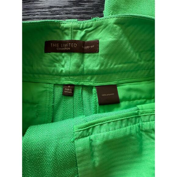 The Limited Cassidy Fit Bright Green ladies Pants sz. 0 - Picture 5 of 11